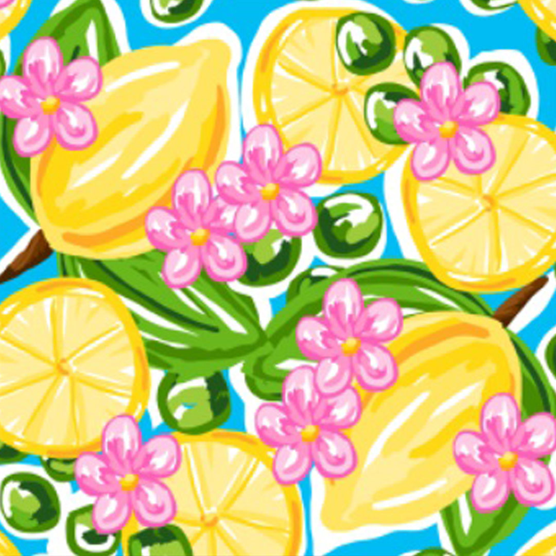 Calista Print Long Sleeve Mock Neck Top – 10652